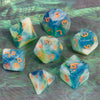 7-Piece Polyhedral Glitter Dice Set for Dungeons & Dragons