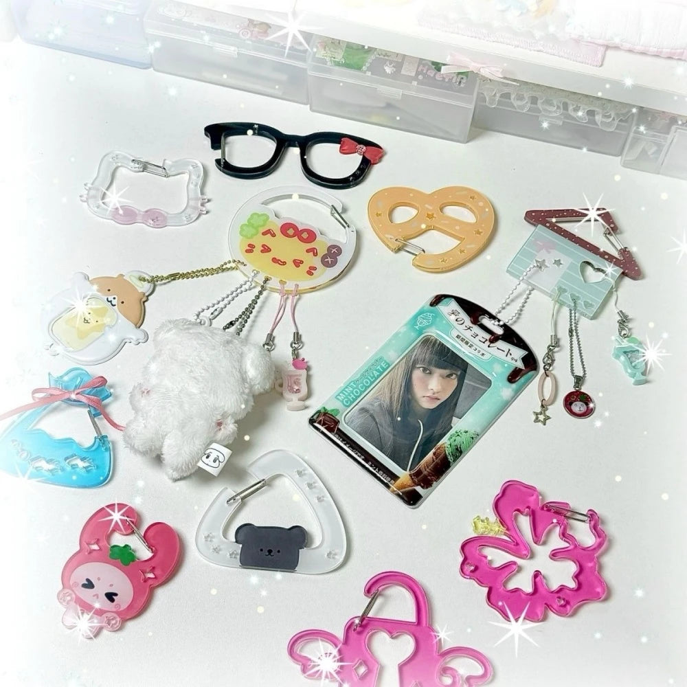 Calico Critters Heart Charm Keychain