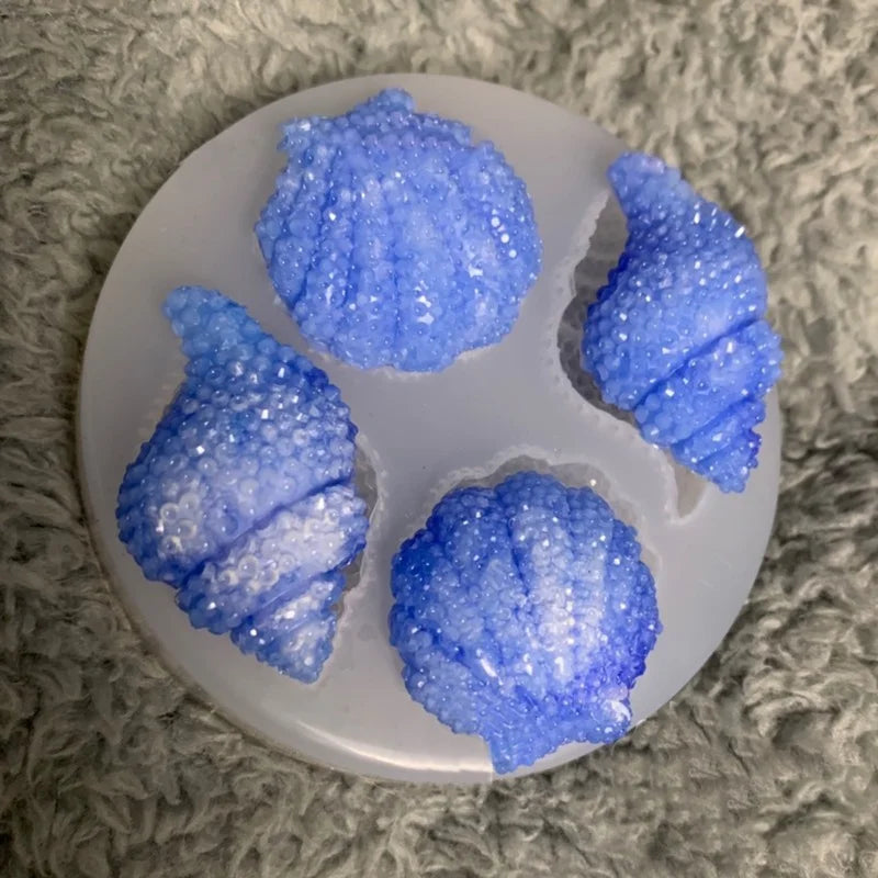 3D Shell & Starfish Fondant Mold Set