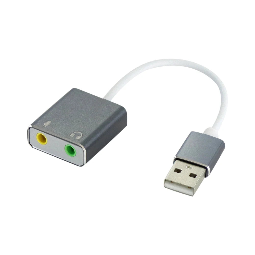 USB-C to 3.5mm Audio Adapter with Stereo Sound Card