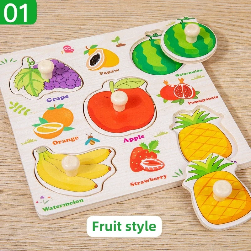 Wooden Fish Puzzle Toy for Kids – Montessori Learning & Parent-Child Fun