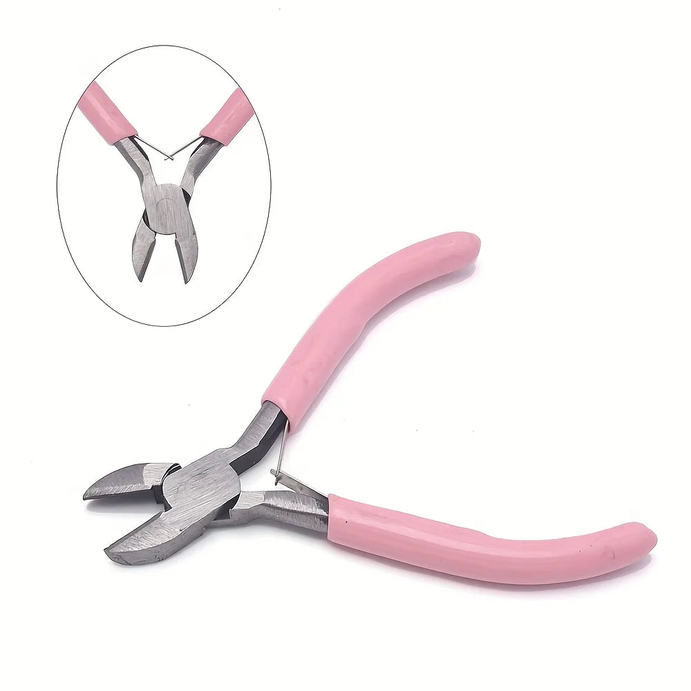 Jewelry Making Pliers Set - Flat, Round, and Diagonal Nose