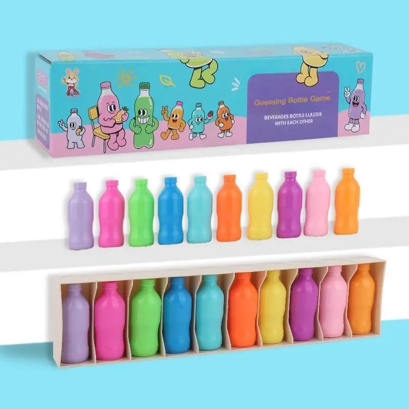 Wooden Bottle Guessing Game for Kids & Family