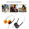 Retro 3.5mm Wired Earphones with Memory Foam Pads