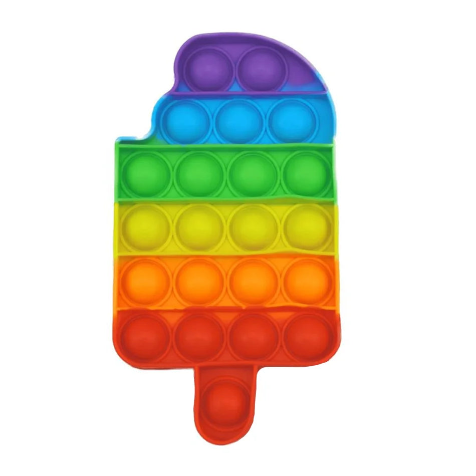 Rainbow Pop Sensory Fidget Toy for Stress Relief