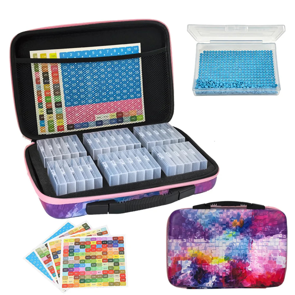 Diamond Painting Storage Trays with Lids (32 or 64 Grids)
