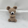 Handmade Amigurumi Plush Toy Set – Fox, Cow & Lamb Sleeping Dolls