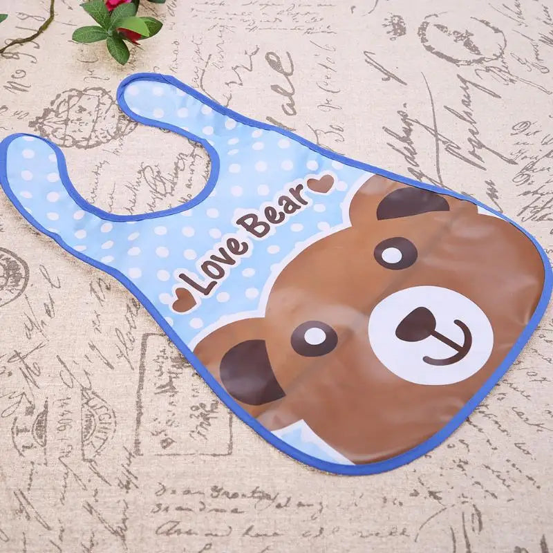 Baby Feeding Bib with Catch Pocket
