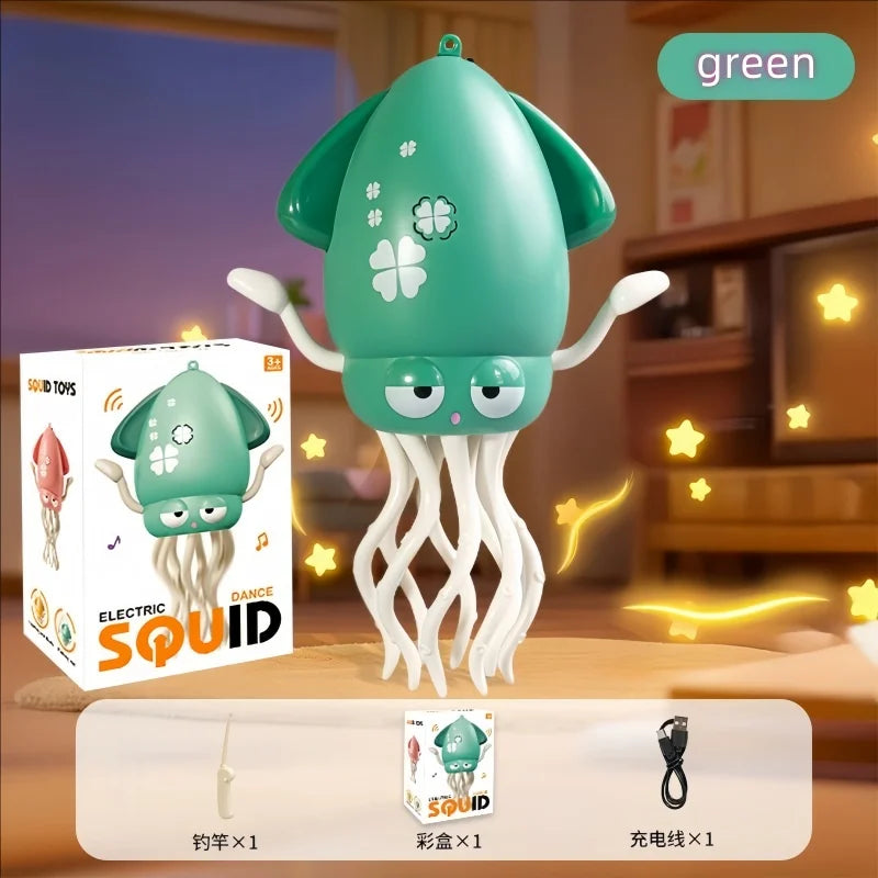 Interactive Dancing Octopus Toy with Obstacle Avoidance