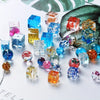 4-Piece Crystal Ball Silicone Mold Set for DIY Jewelry Making