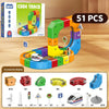 Electric 3D Track Building Set with Rechargeable Train
