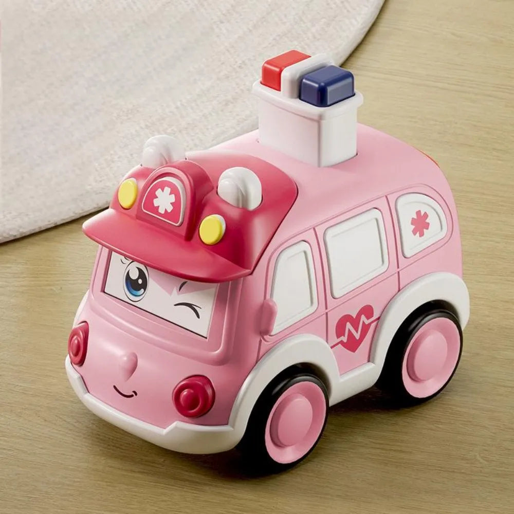 Toddler Press and Go Toy Vehicles Set