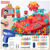 Kids STEM Building Set with Electric Drill and Screwdriver