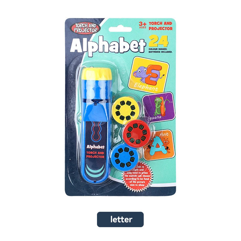 Kids' Story Projector Flashlight with Educational Patterns