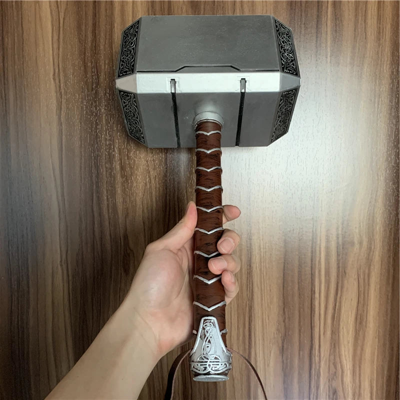 Thor-Inspired Rubber Hammer Costume Prop