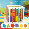 Rainbow Sensory Grasping Ball with Rattle and Teether