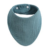 Organic Cotton Muslin Baby Bib with Bandana Style
