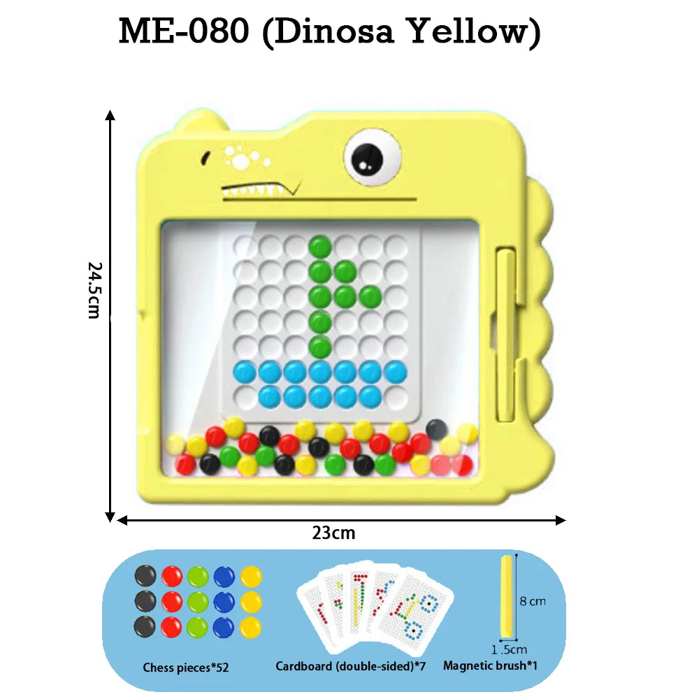 Magnetic Drawing Board for Kids – Reusable Doodle Pad with Chunky Pen