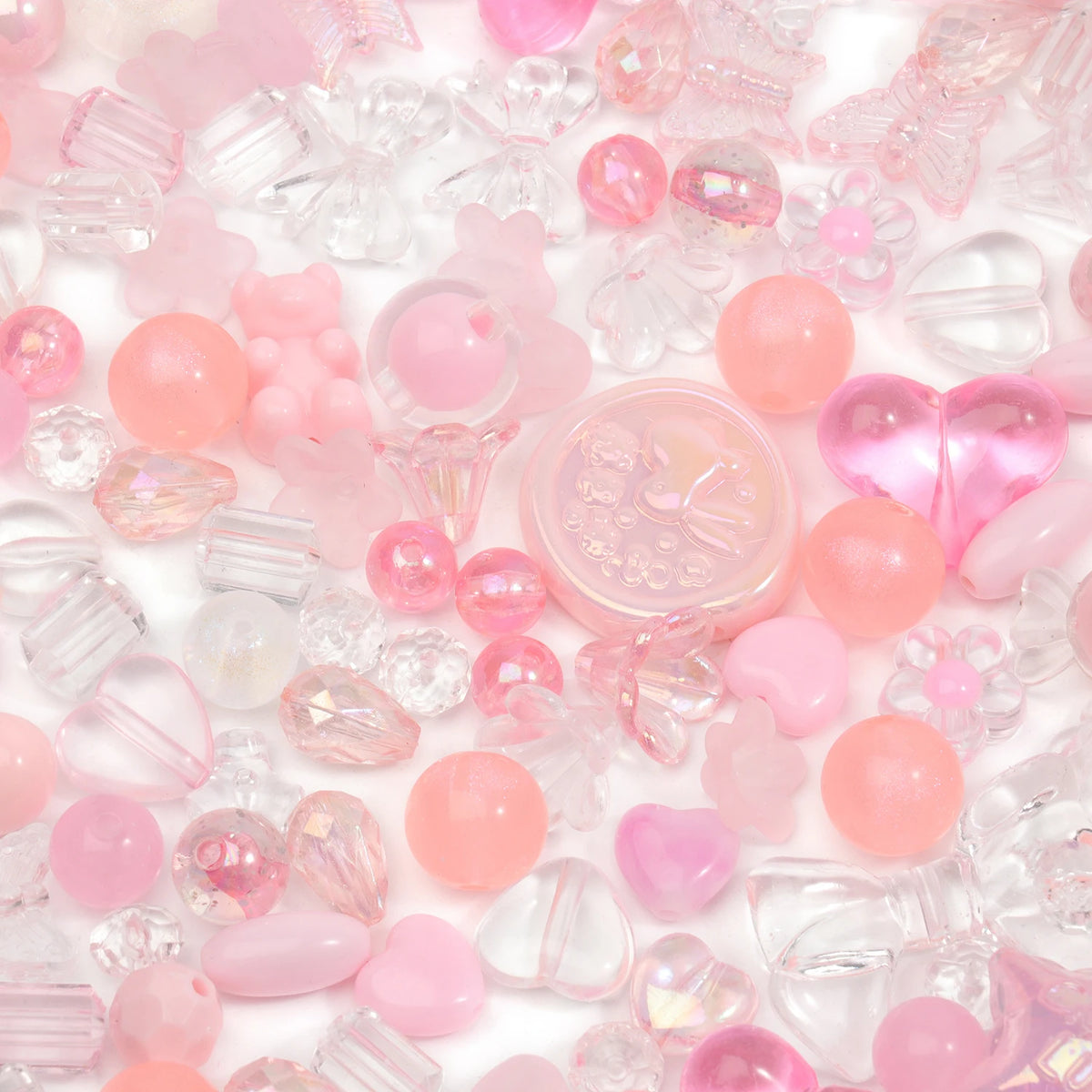 Colorful Assorted Acrylic Beads for DIY Jewelry Making