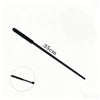 A long, thin black metal magic wand with a handle and a pointed tip.