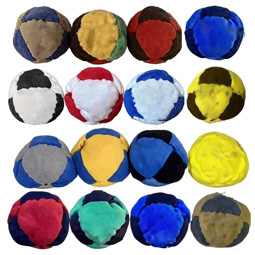Handmade Crochet Hacky Sack Footbag Set