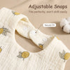 6-Layer Crinkle Muslin Baby Bib with 360° Rotating Neckline