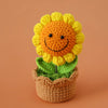 Handmade Crochet Sunflower in Pot