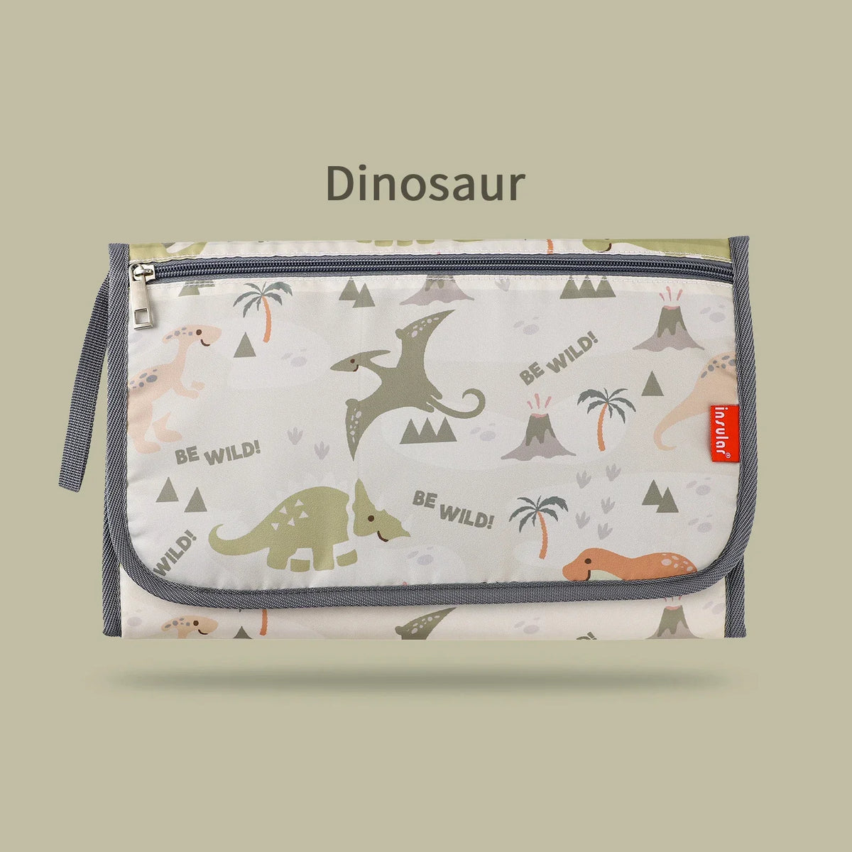 Foldable Waterproof Baby Changing Pad with Storage