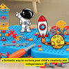Kids STEM Building Set with Electric Drill and Screwdriver