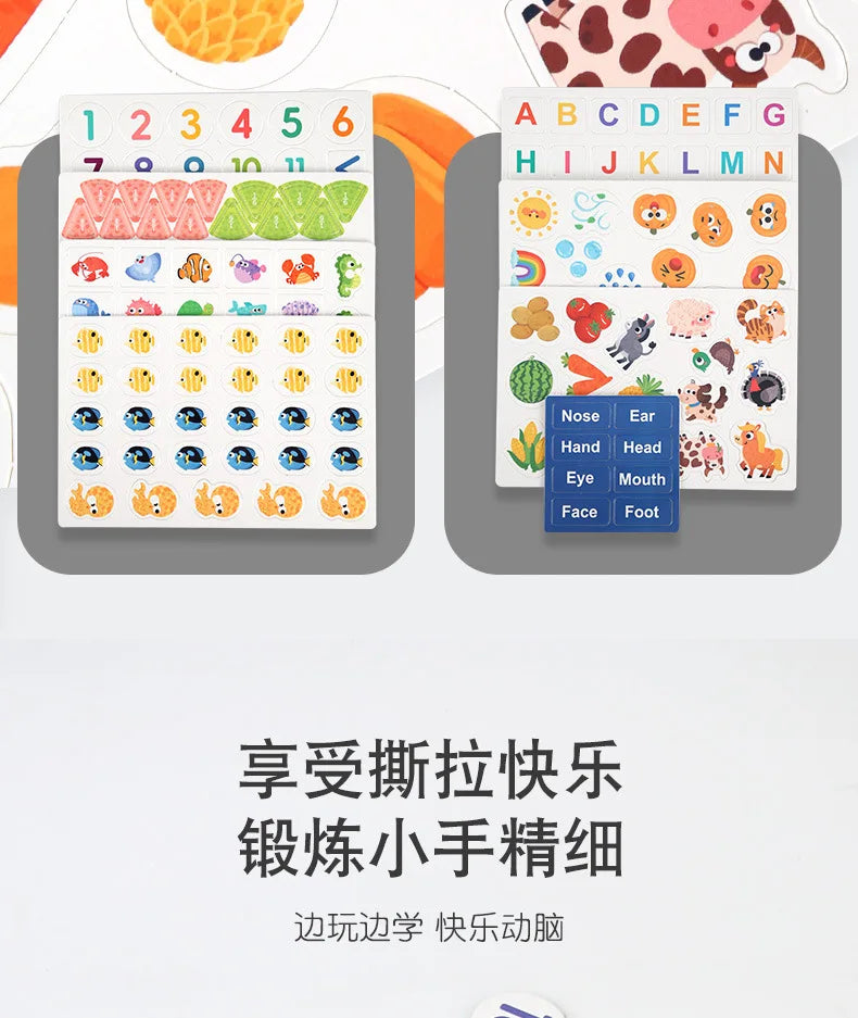 Montessori Toddler Busy Book with Matching Games