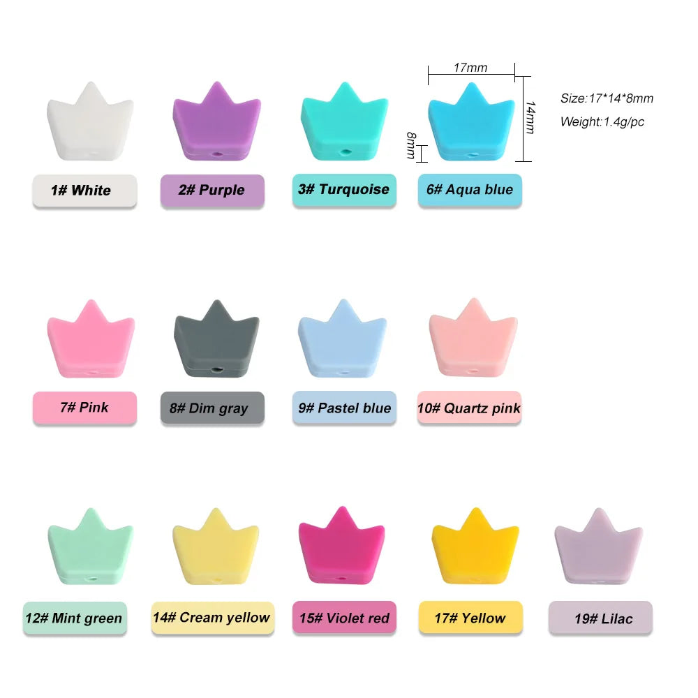 Silicone Charm Beads Set for DIY Jewelry Making