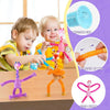 LED Giraffe Pop Tube Fidget Toys with Suction Cups (Set of 4)