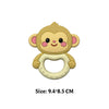 Cartoon Animal Silicone Baby Teether with Pacifier Clip