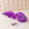 Plush Skeleton Dinosaur Headgear Halloween Costume