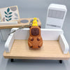 Cute Capybara Keychain Charm – Soft PVC Pendant for Bags, Phones & Keys