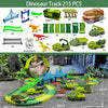 Dino Race Track Toy with Electric Climbing Car