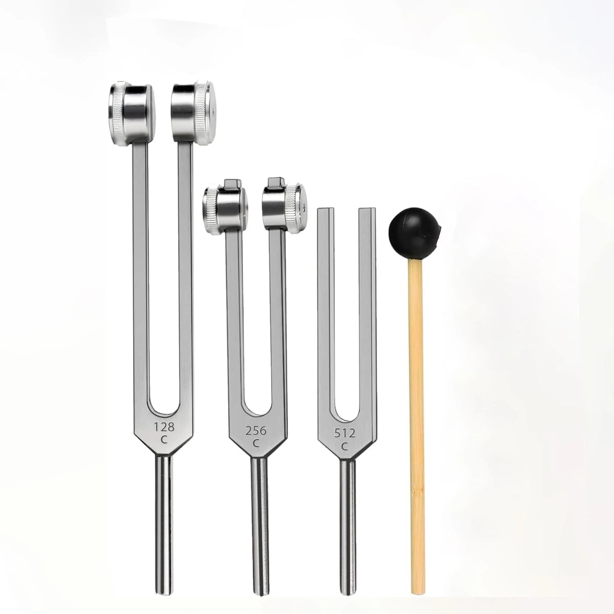 Weighted Bio-Acoustic Tuning Fork Set for Sound Healing and Stress Relief
