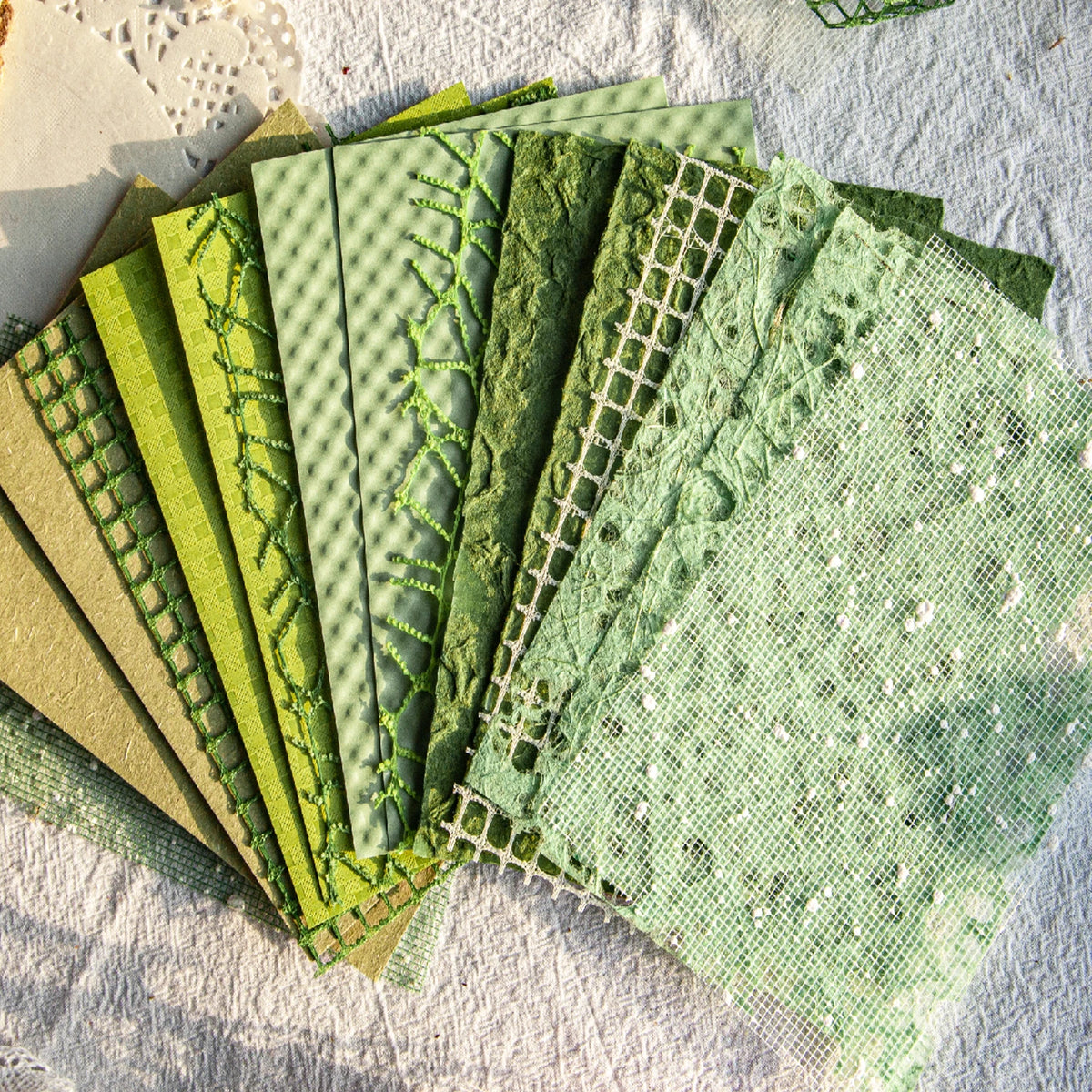 Vintage Textured Paper Pack for Junk Journaling and Scrapbooking
