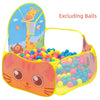 Kids Indoor Play Tent with Ball Pit and Basketball Hoop