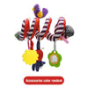 Soft Plush Hanging Baby Toy with Rattles and Teethers