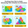 3D Logic Puzzle Building Blocks for Kids – STEM Learning & Fine Motor Skills