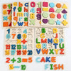 Wooden Montessori Number Puzzle & Sorting Toy