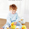 Yellow Wind-Up Jumping Chicken Toy for Toddlers