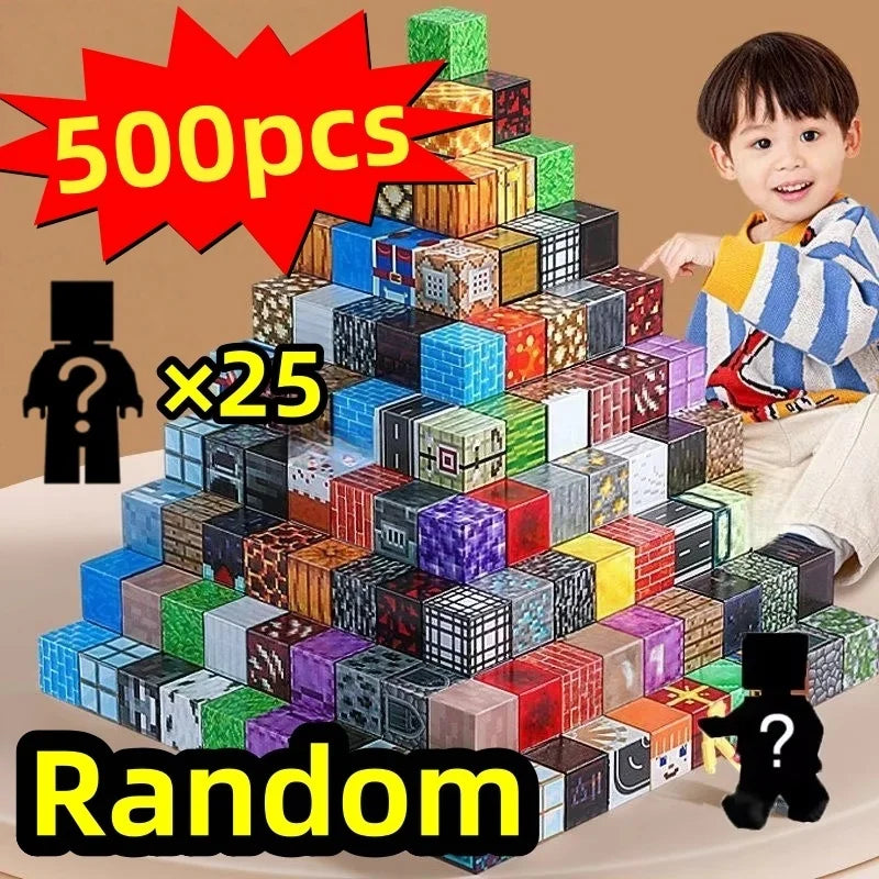 Magnetic Building Blocks Set – Forest House & World Builder STEM Toy