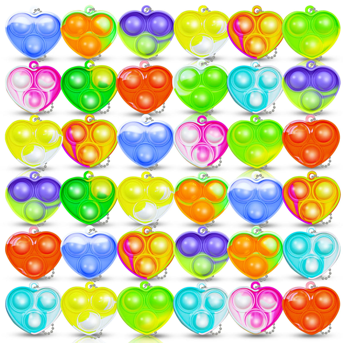 Mini Pop Keychain Fidget Sensory Toys