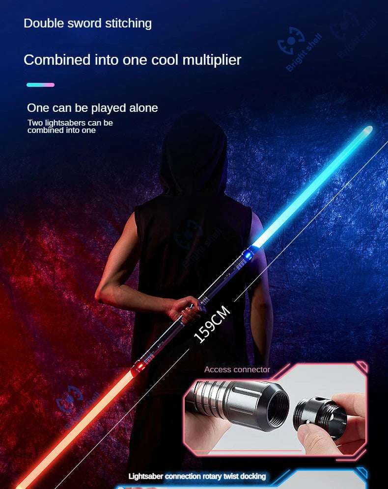 RGB Color-Changing Lightsaber with Sound Effects