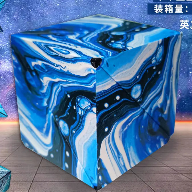 Magnetic Fidget Cube - Transformable 3D Puzzle Stress Reliever