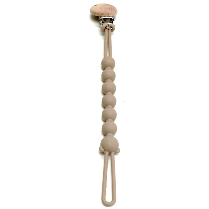 Baby Pacifier Clip with Silicone Teething Beads