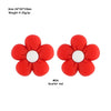 Colorful Silicone Flower Beads for Jewelry Making