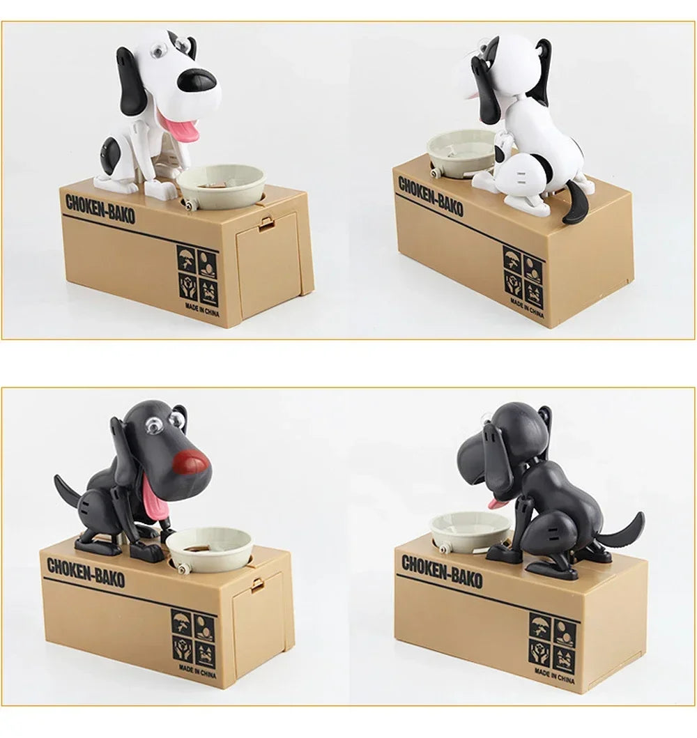 Interactive Robot Dog Piggy Bank for Kids